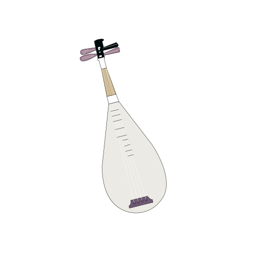 Chinese style, pipa-01 Icon