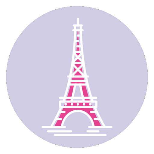 Paris_ Pink Icon