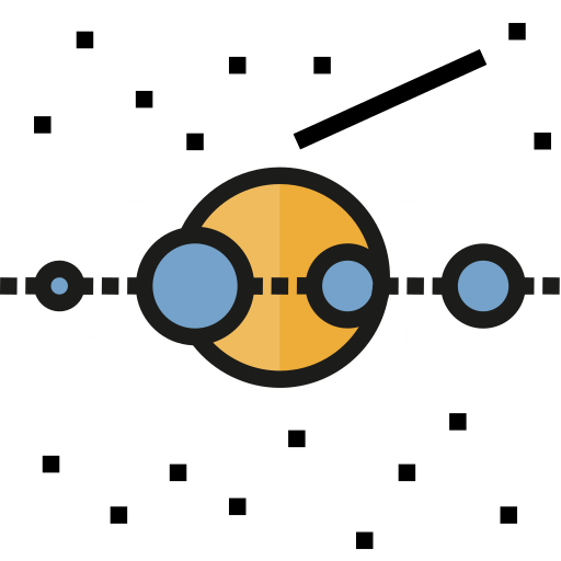 Aerospace - Galactic solar system Icon