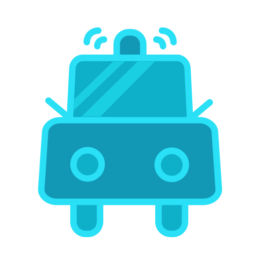 Artificial intelligence vehicle Icon