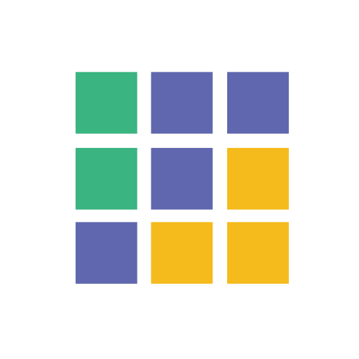 Fsux chart color block diagram Icon