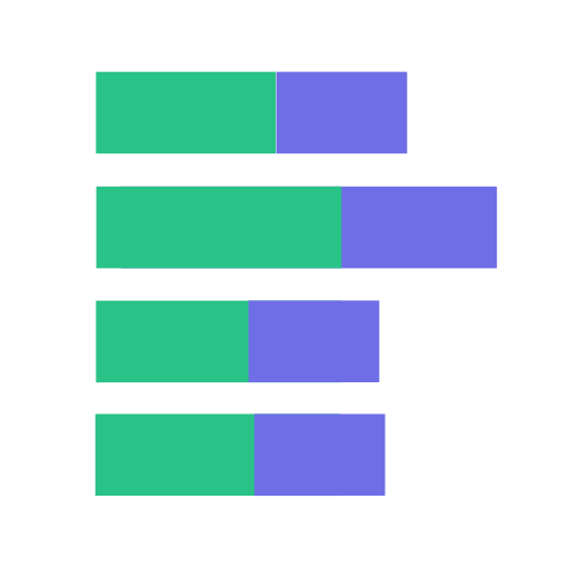 Fsux chart stacked histogram Icon