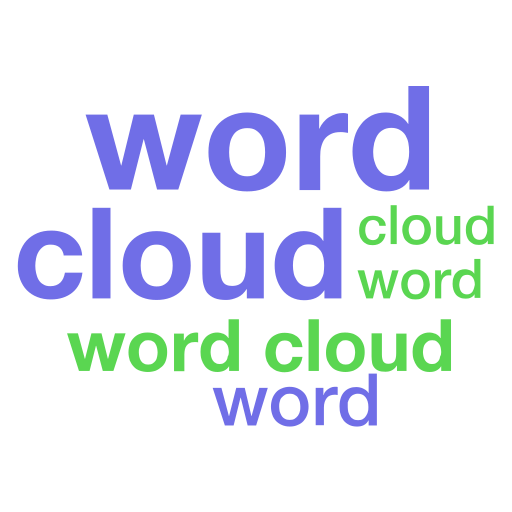 Fsux chart word cloud Icon