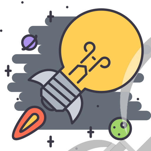 7 rocket, space, business, startup, bulb, idea, pl Icon