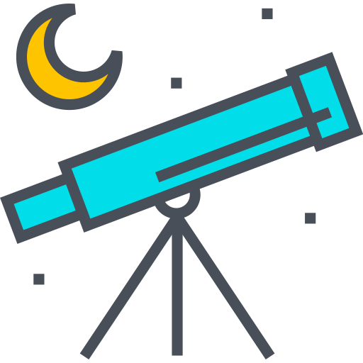 Astronomical telescope Icon