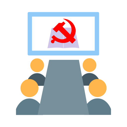 General meeting of student party construction team Icon