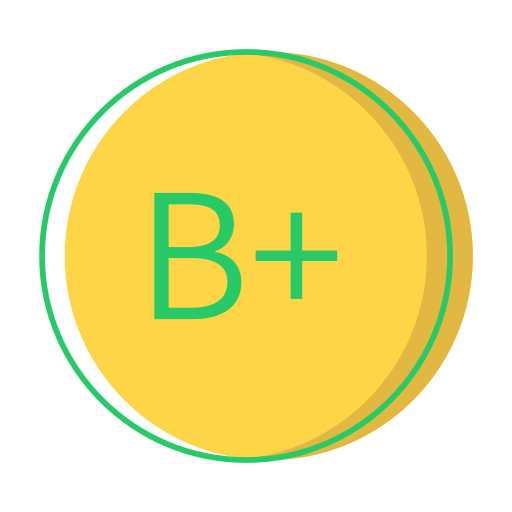 Fraction -B+ Icon