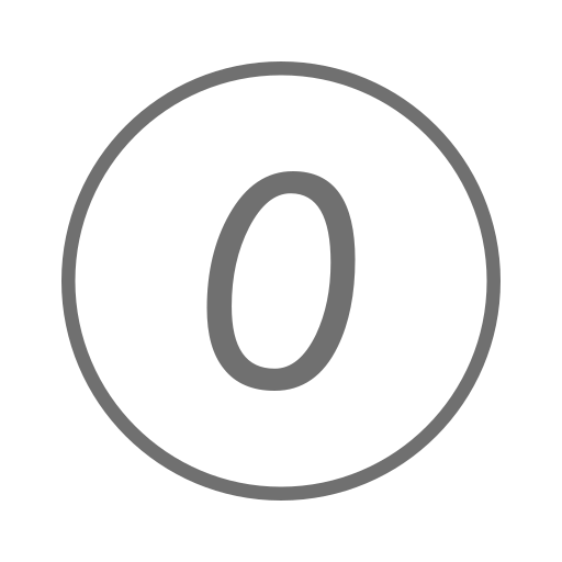 0_ round_ Number 0 Icon