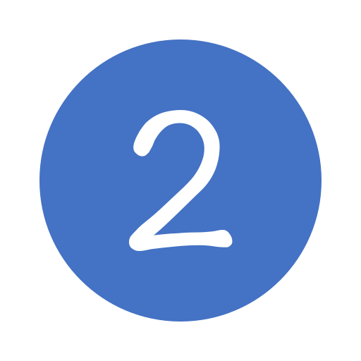 2_ round_ solid_ Number 2_ by_ climei Icon