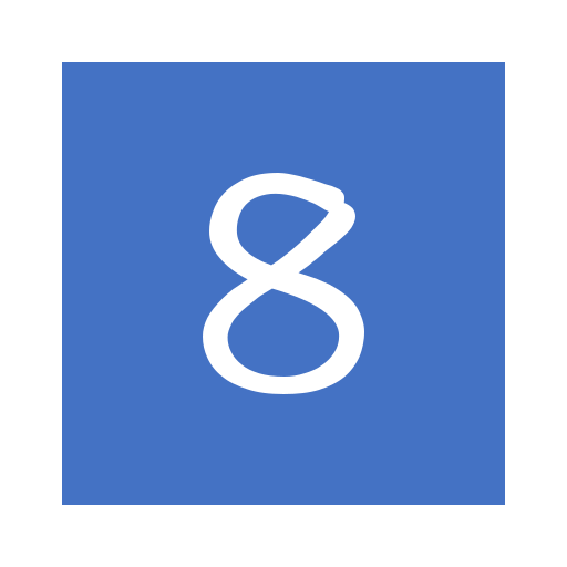 8_ square_ solid_ Number 8_ by_ climei Icon
