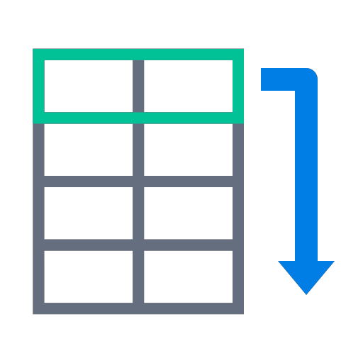 light-component-Excel-rowforeach Icon