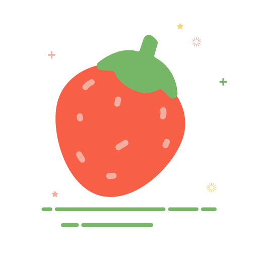 Simple strawberry Icon