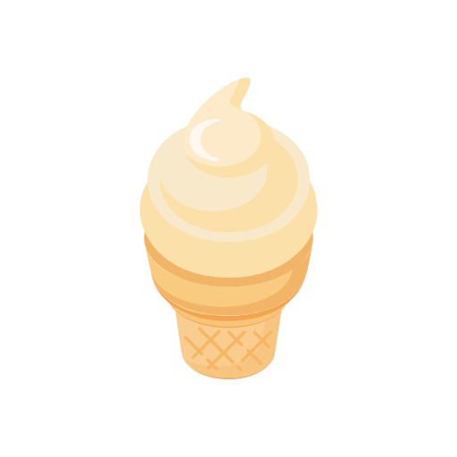 Milk ice cream Icon