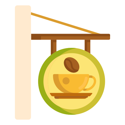 COFFEE SHOP SIGN Icon
