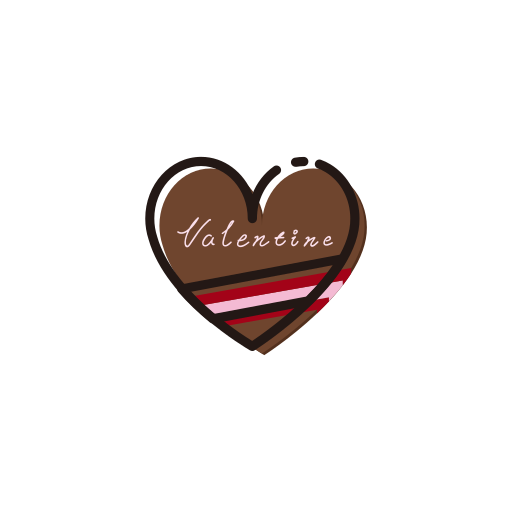 Valentine's Day Chocolate Icon
