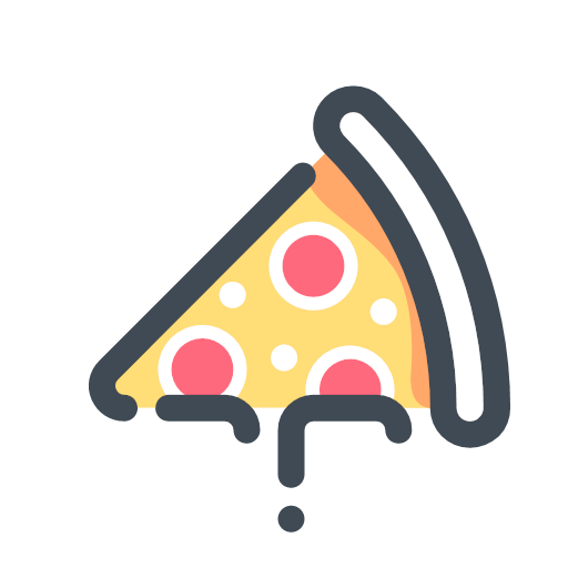 Pizza fast food Icon