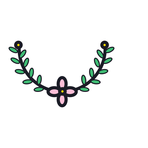 Flower shop - wreath Icon