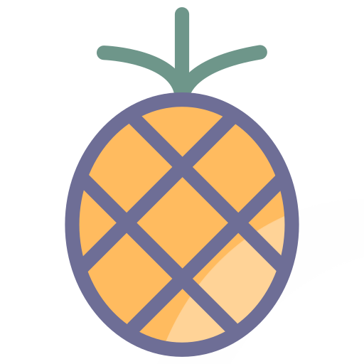 Pine apple, pineapple, fruit Icon