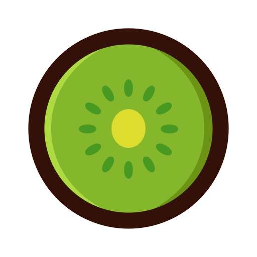 Delicious kiwi fruit Icon