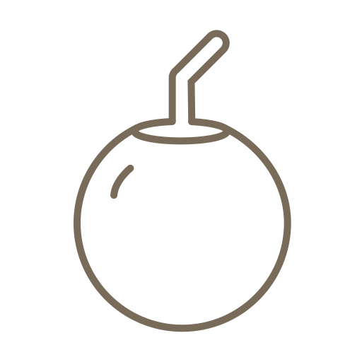 Coconut -line Icon