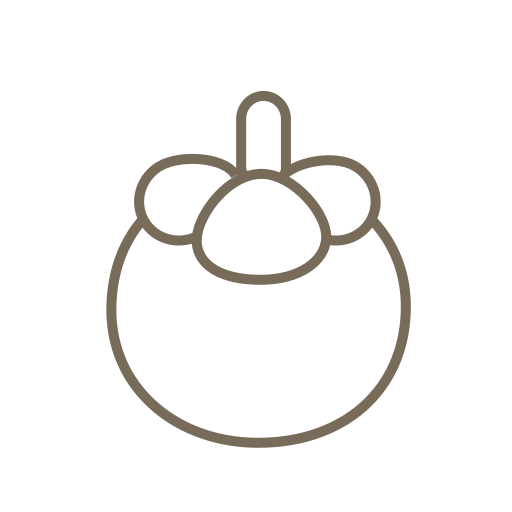 Mangosteen -line Icon