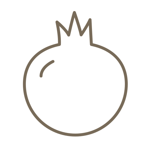 Pomegranate -line Icon