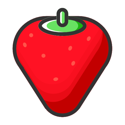 Strawberries - sweet and fresh Icon