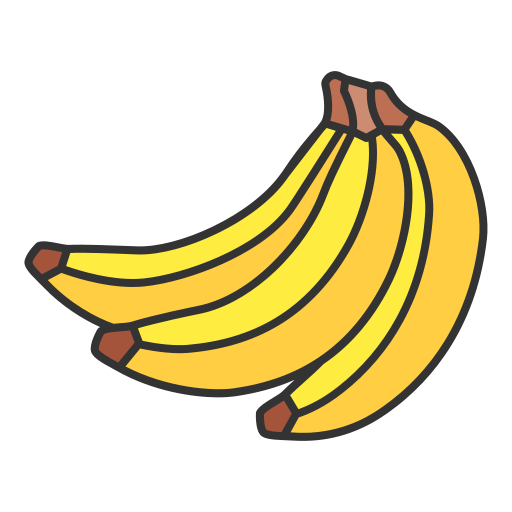 Linear banana Icon
