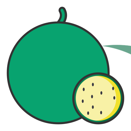Linear Hami melon Icon