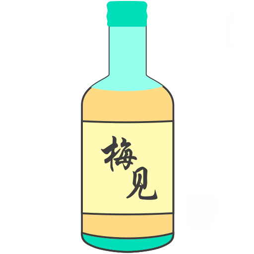 Wine bottle - green plum wine - Meijian Icon