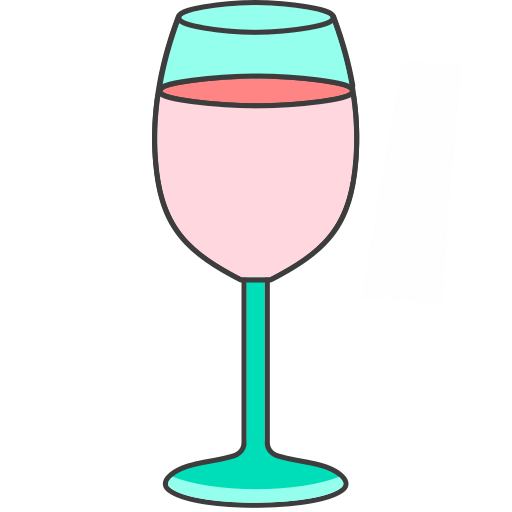 Wine glass - red wine glass Icon