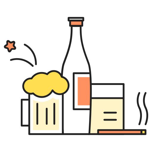 Tobacco and alcohol Icon