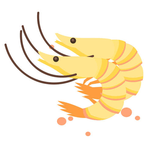 Fish and shrimp Icon