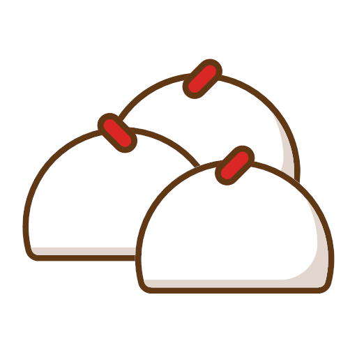 Steamed Rice Cakes with Sweet Stuffing Icon
