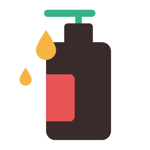 Alcohol disinfectant hand sanitizer Icon
