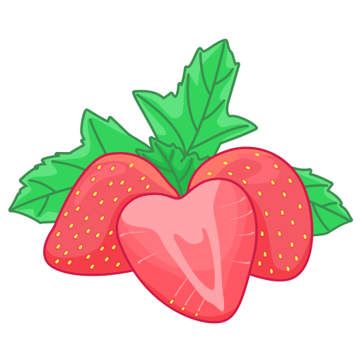 Strawberry in Tiantian fresh fruit store Icon