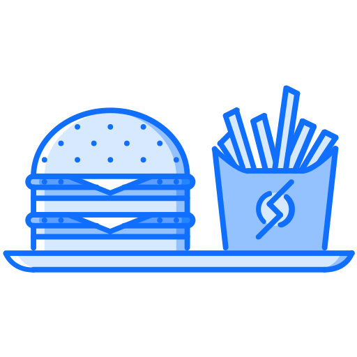 Hamburger fries Icon