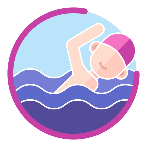 Linear swimming Icon
