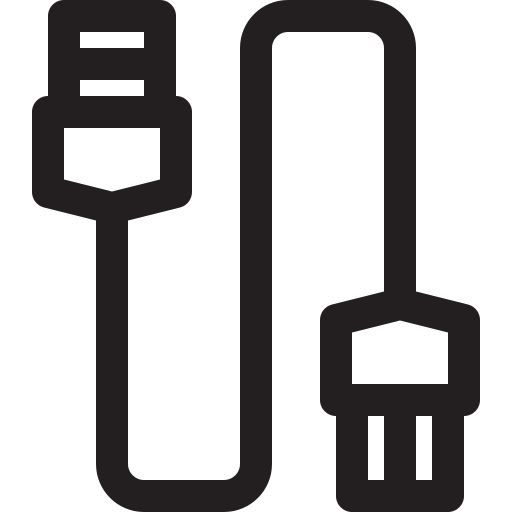10 USB Cable Icon
