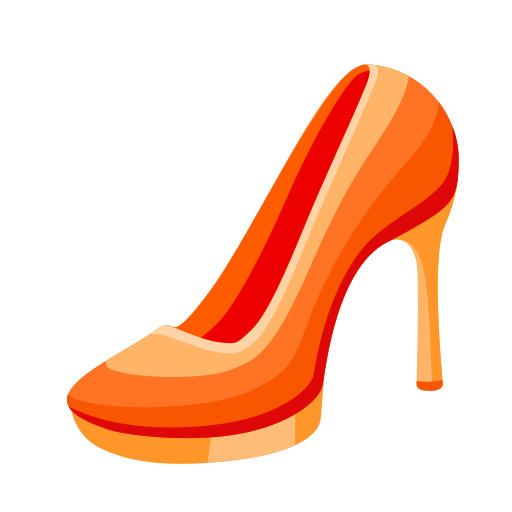 High heels, women's shoes Icon