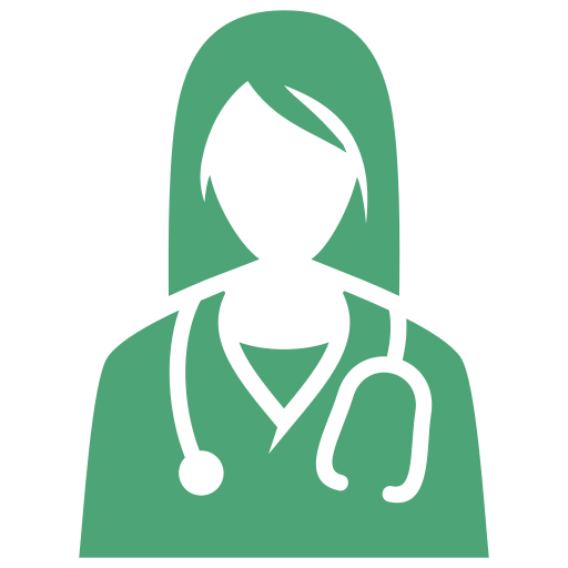 Female doctor face Icon