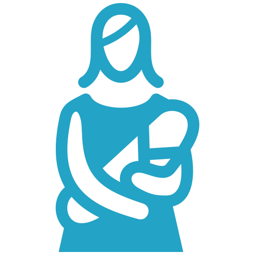 Mother and infant Icon