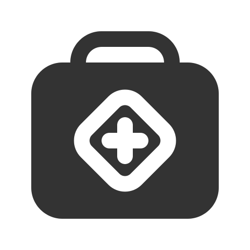 Surface property of medicine box Icon
