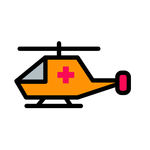 Medical helicopter Icon