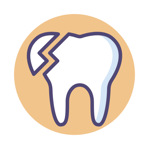 Broken Tooth Icon