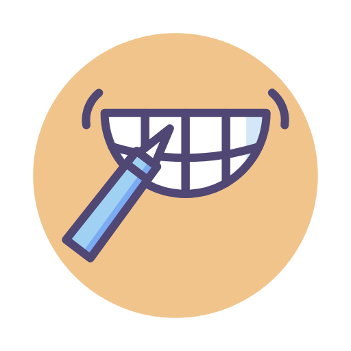 Whitening Touch Up Pen Icon
