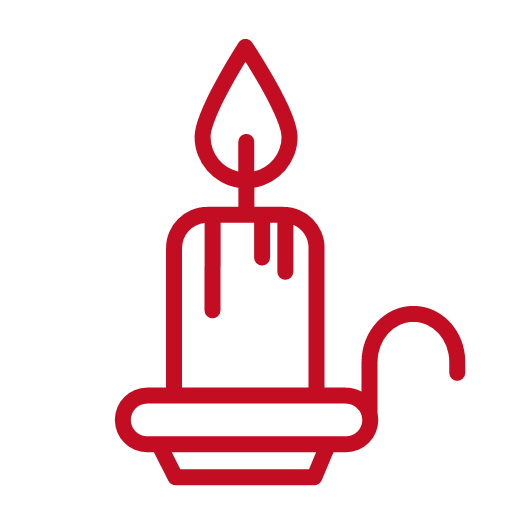 Christmas candlestick Icon