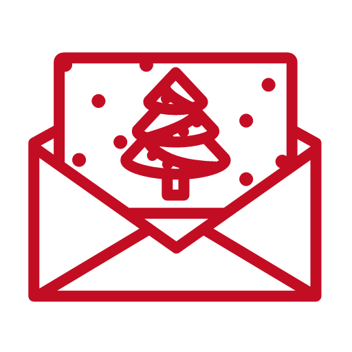 Christmas - mailing card Icon