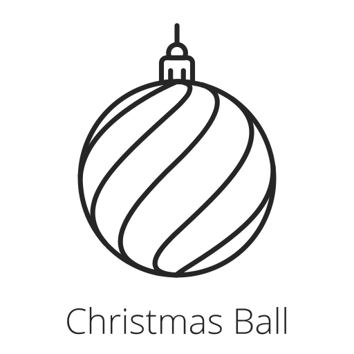 Christmas ball Icon