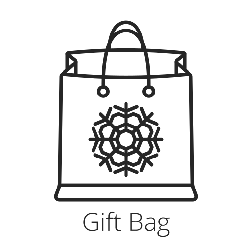 Christmas gift bag Icon